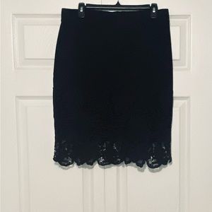 Women’s short black skirt